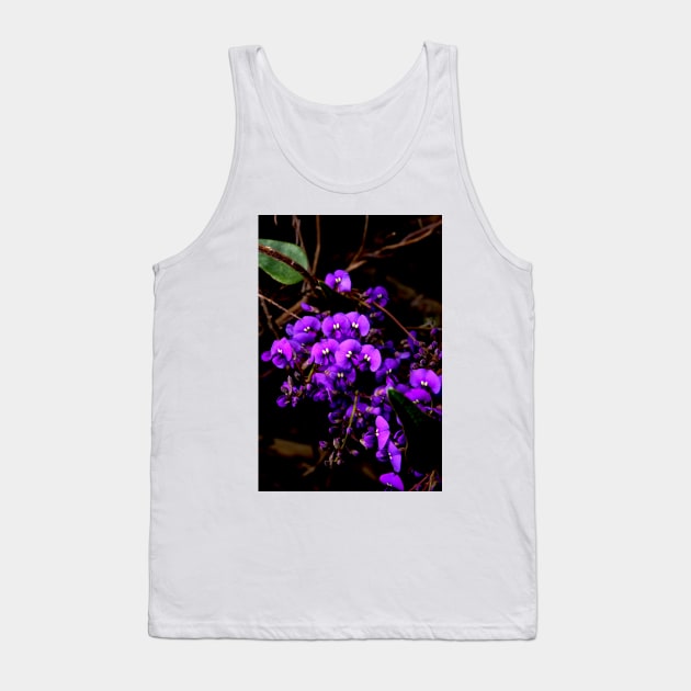 Hardenbergia Violacea - False Sarsaparilla Tank Top by GP1746